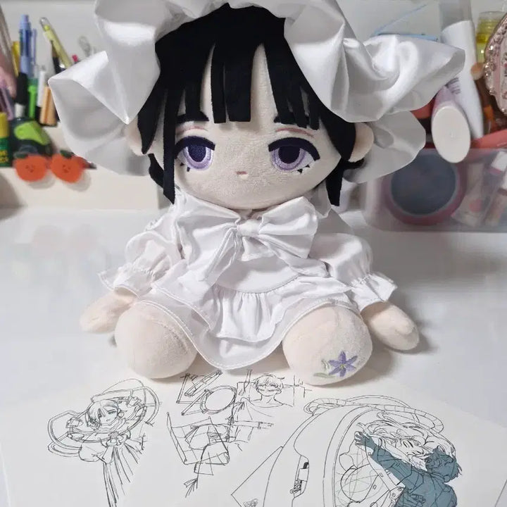 [BUNJANG] A.S.T.E. Sua Plushie Doll &amp; Postcard Bundle Set / 에이스테 수아 봉제인형 누이, 엽서 일괄판매