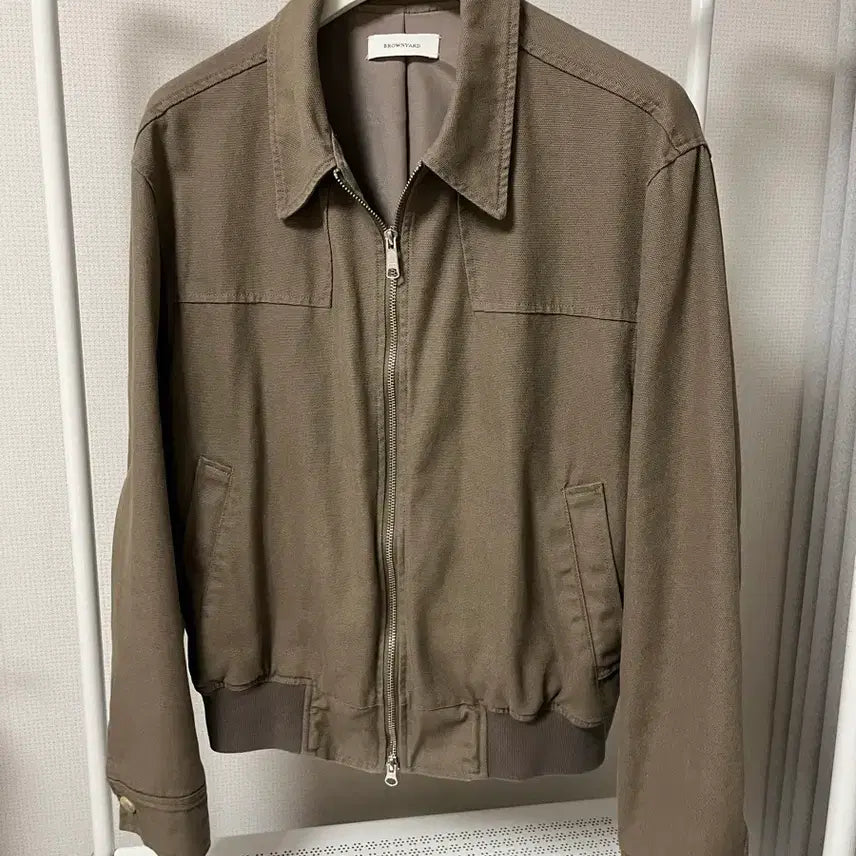 [BUNJANG] BROWN YARD Washed Blouson Dark Beige 4 / 26ss 브라운야드 워시드 블루종 다크베이지 4