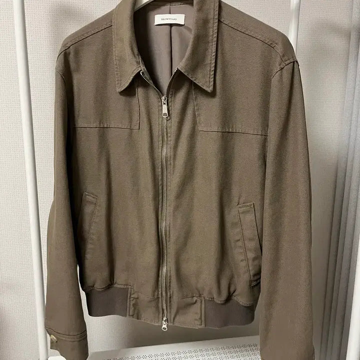 [BUNJANG] BROWN YARD Washed Blouson Dark Beige 4 / 26ss 브라운야드 워시드 블루종 다크베이지 4
