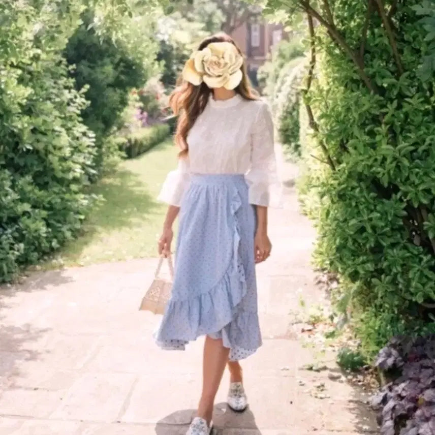 [BUNJANG] Maje Frilled Asymmetrical Skirt Size 1 / 마쥬 프릴 언발 스커트 1사이즈