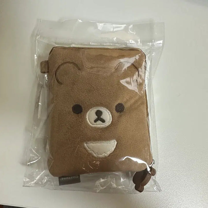 [BUNJANG] Rilakkuma Chairoikoguma Face Mini Pouch (Sealed) / 리락쿠마) 차이로이코구마 얼굴 미니 파우치 미개봉 새상품 팔아요!