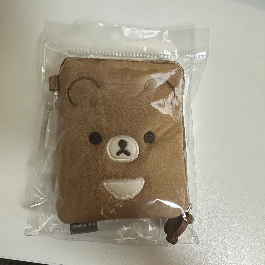 [BUNJANG] Rilakkuma Chairoikoguma Face Mini Pouch (Sealed) / 리락쿠마) 차이로이코구마 얼굴 미니 파우치 미개봉 새상품 팔아요!