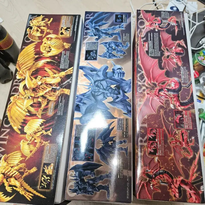 [BUNJANG] Yu-Gi-Oh! Figure-rise Osiris, Obelisk, Ra Three Gods Model Kit Bundle Set / 유희왕 피규어라이즈 오시리스/오벨리스크/라 삼환신 택포 일괄판매