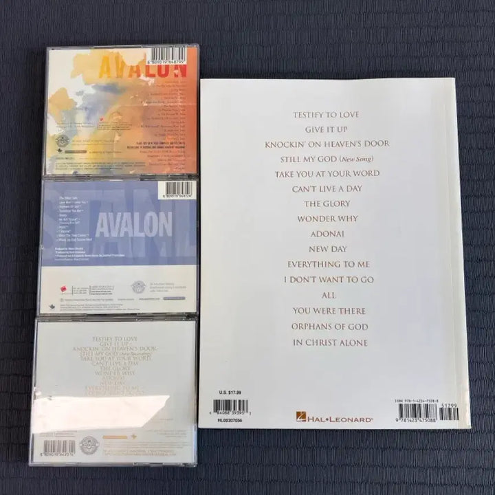 [BUNJANG] CCM Avalon Album &amp; Sheet Music Book Bundle / CCM 아발론 앨범+악보집