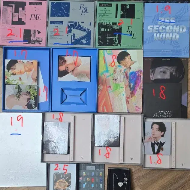 [BUNJANG] Seventeen Album Necklace Bundle / 세븐틴 앨범