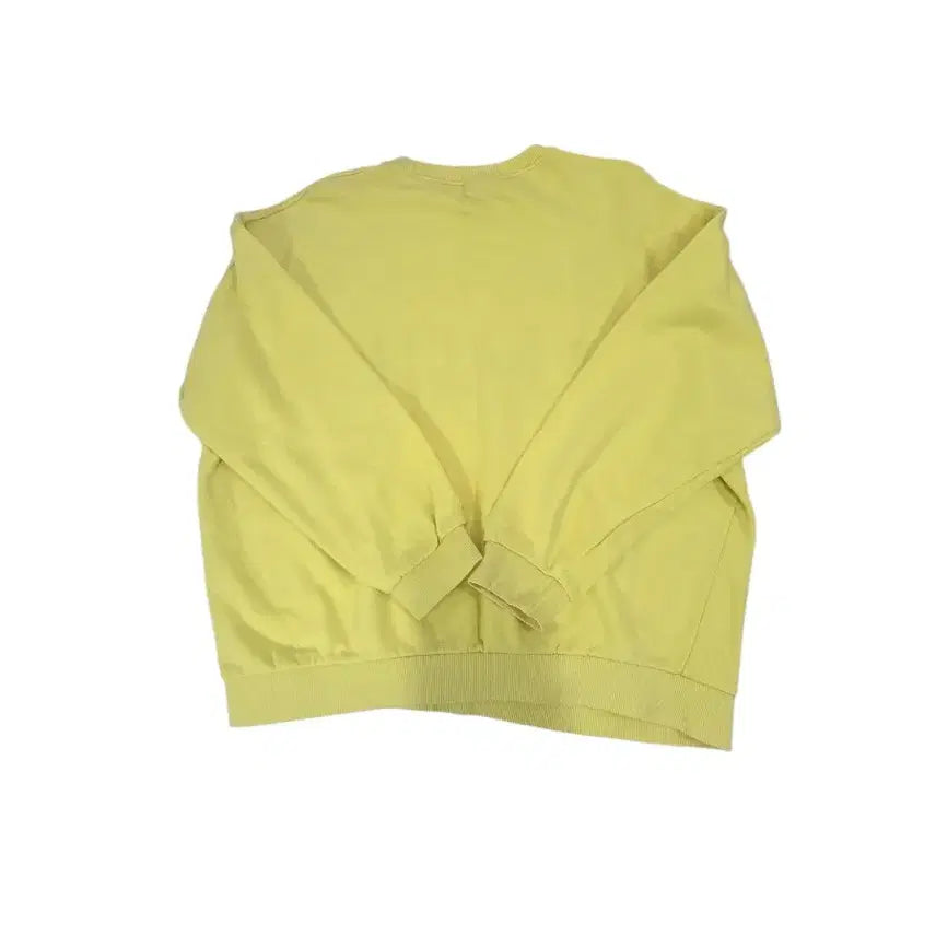 [BUNJANG] Butterfinger Yellow "ADAGIO" Lettering Sweatshirt / Butterfinger 옐로우 맨투맨