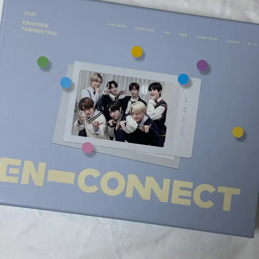 [BUNJANG] ENHYPEN 2021 EN-CONNECT Fan Meeting DVD Bundle Set / 엔하이픈 2021 en-connect dvd 팬미팅 콘서트 굿즈