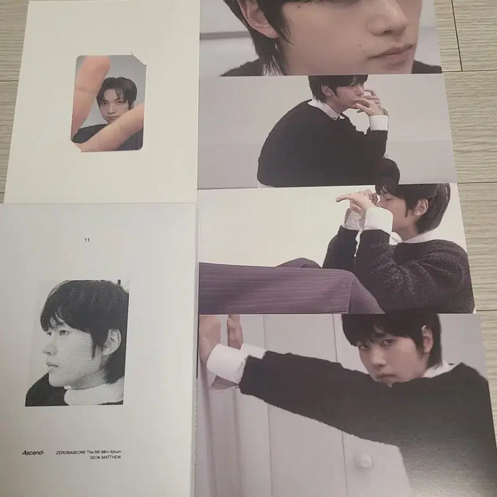 [BUNJANG] ZEROBASEONEZB1 Ascend 11 ver. Sung Hanbin Photobook &amp; Postcard Set / 제로베이스원 ascend 11 ver 석매튜 구성