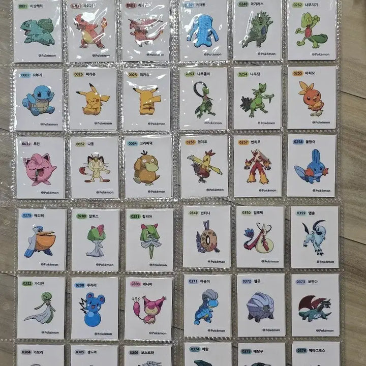 [BUNJANG] Pokemon Sticky Seal Season 1 Full Set (139 types) / 포켓몬띠부씰 시즌1  139종 개봉전종세트