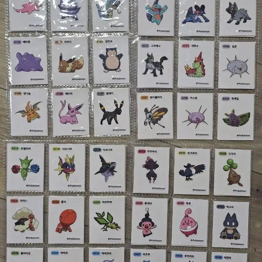 [BUNJANG] Pokemon Sticky Seal Season 1 Full Set (139 types) / 포켓몬띠부씰 시즌1  139종 개봉전종세트