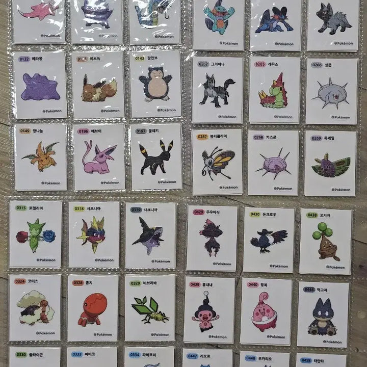 [BUNJANG] Pokemon Sticky Seal Season 1 Full Set (139 types) / 포켓몬띠부씰 시즌1  139종 개봉전종세트