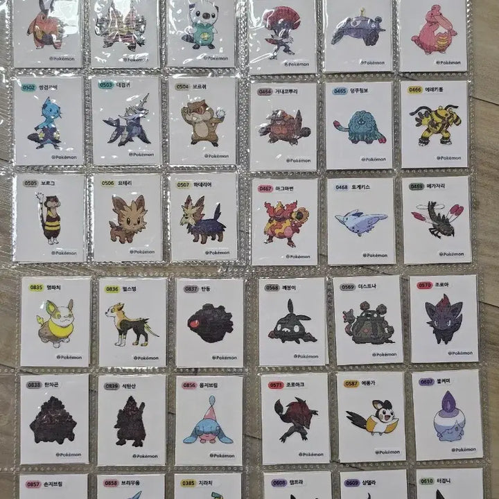 [BUNJANG] Pokemon Sticky Seal Season 1 Full Set (139 types) / 포켓몬띠부씰 시즌1  139종 개봉전종세트