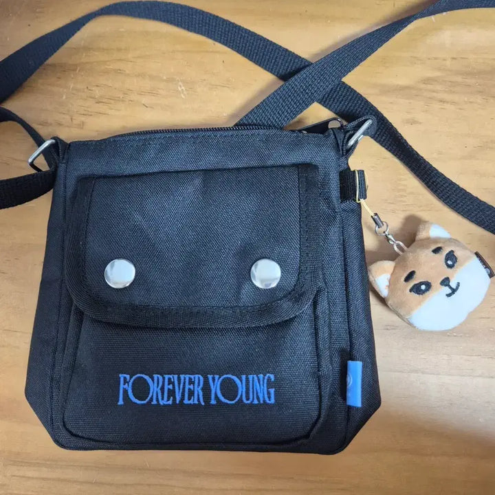 [BUNJANG] Day6 Forever Young Mini Crossbody Bag + K-Face Keyring / 데이식스 포에버영 미니 크로스백 가방(+케 페이스 키링)
