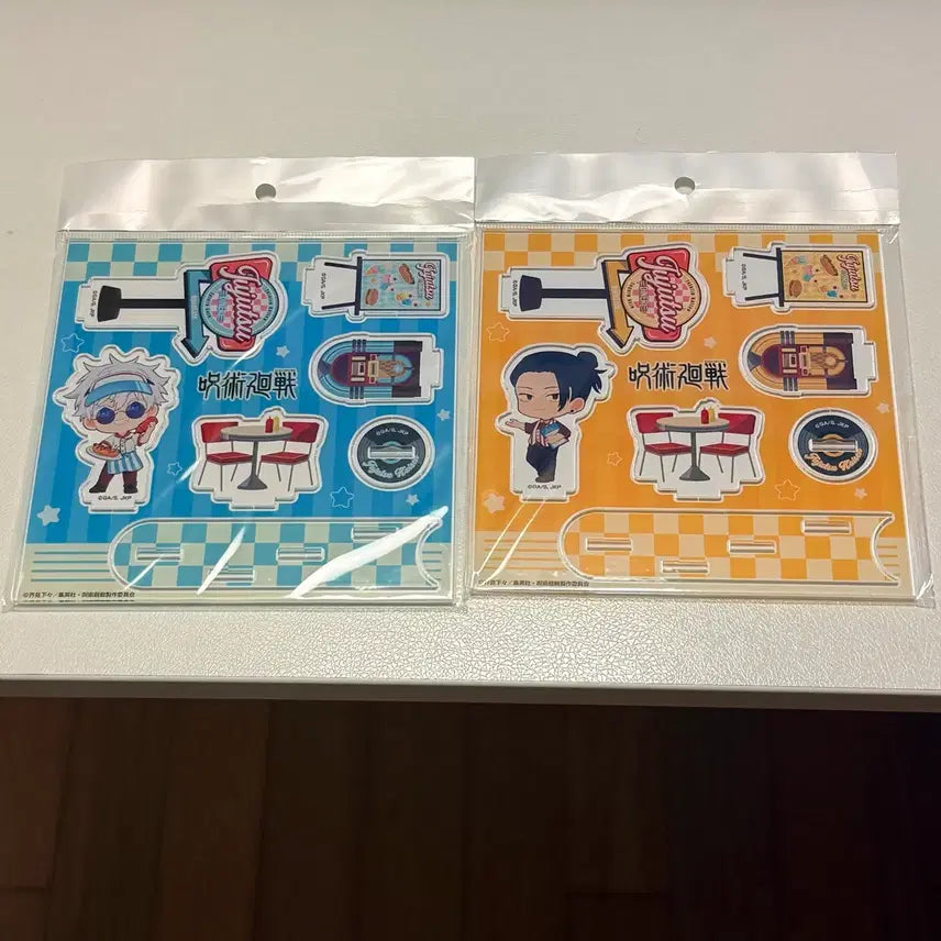 [BUNJANG] Jujutsu Kaisen Tower Records Mini Acrylic Standee Set (Gojo, Geto) / 주술회전 타워레코드 미니 아크릴 고죠 게토 일괄