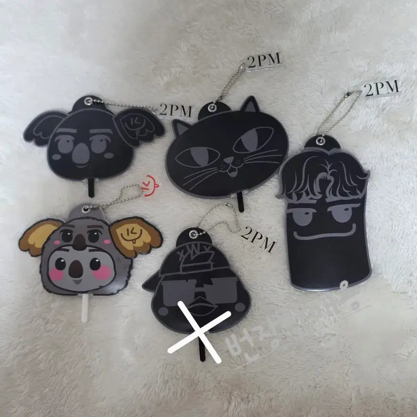 [BUNJANG] 2PM Tokyo Dome The Return Random Mini Image Picket Keychain / 2PM 도쿄돔 THE RETURN 굿즈 랜덤 미니 이미지 피켓 키홀더