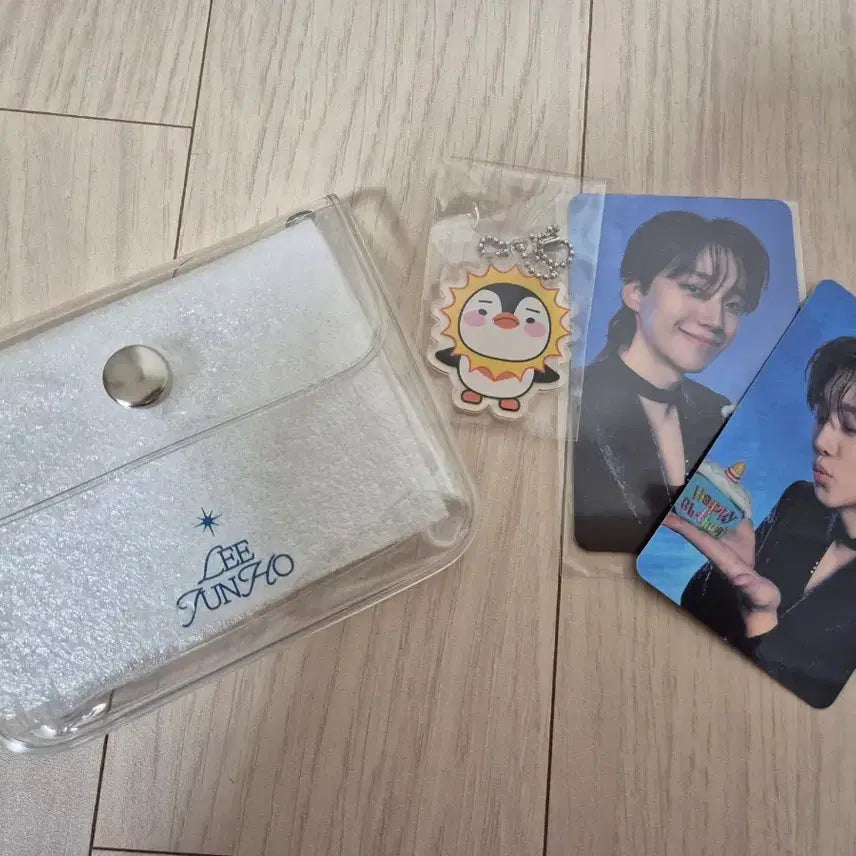 [BUNJANG] 2PM Junho Midnight Sun Fan Kit Clear Cardholder / 이준호 미드나잇썬 팬키트 투명지갑
