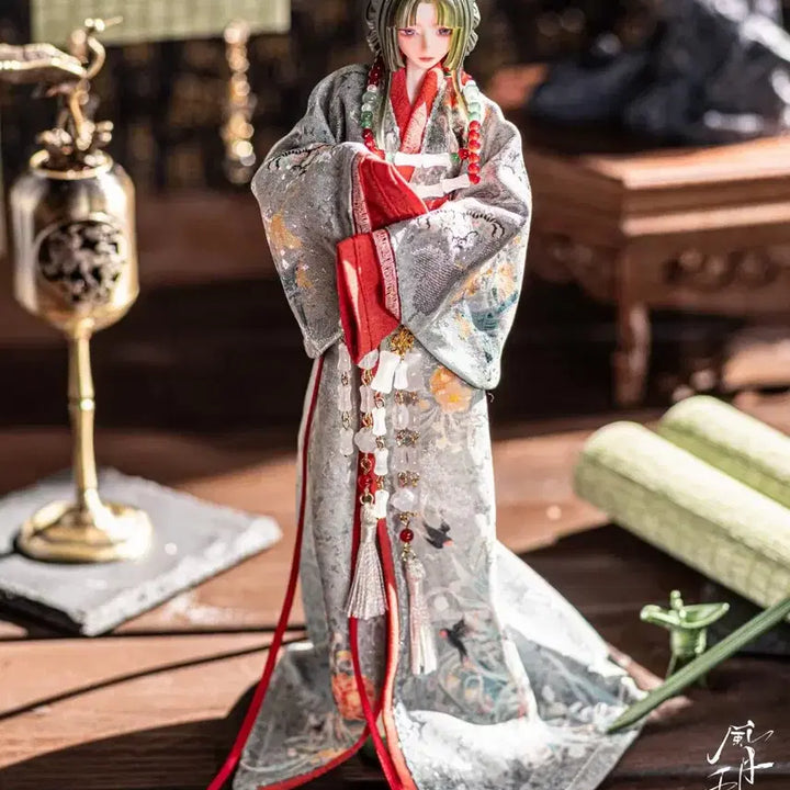 [BUNJANG] Fengweitiannian Bronze Blind Doll Six-Body Doll BJD Classical Style Full Set / 풍월천년 청동 블라인드 돌 육일돌 BJD 구체관절인형 고전풍 풀세트