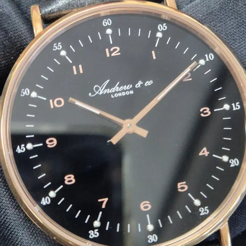 [BUNJANG] Andrew &amp; Co FILEY AC-607,608 RB Leather Couple Watch Set / Andrew&amp;co 커플시계 새상품