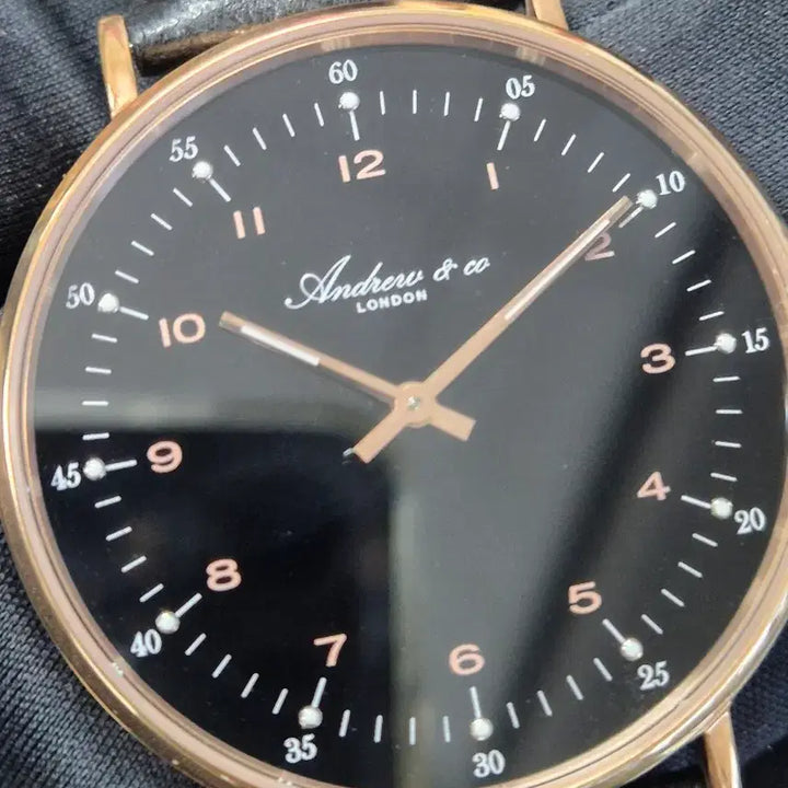 [BUNJANG] Andrew &amp; Co FILEY AC-607,608 RB Leather Couple Watch Set / Andrew&amp;co 커플시계 새상품