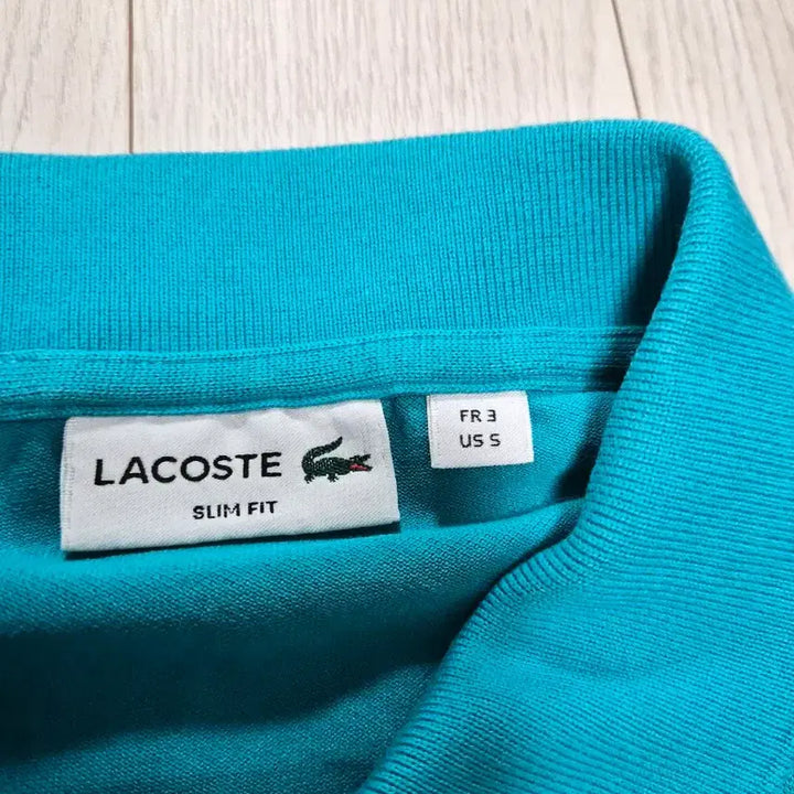 [BUNJANG] Lacoste Mint Short Sleeve Polo Shirt Size 3 (95) / 라코스테 민트색 반팔 폴로티 3사이즈 (95)