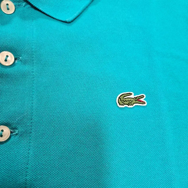 [BUNJANG] Lacoste Mint Short Sleeve Polo Shirt Size 3 (95) / 라코스테 민트색 반팔 폴로티 3사이즈 (95)