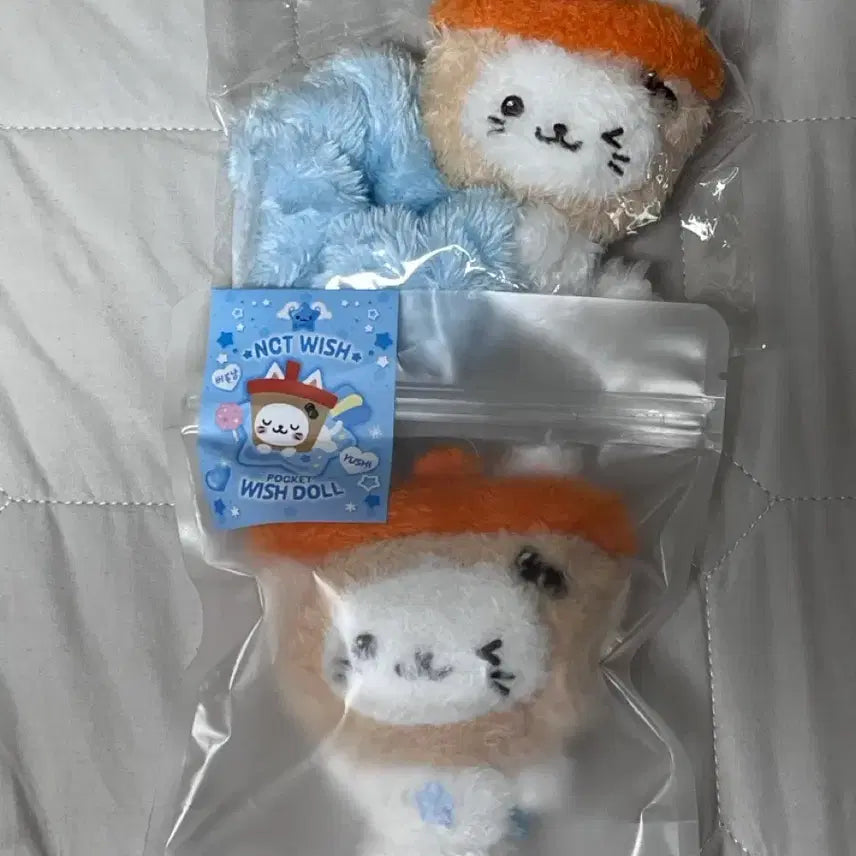 [BUNJANG] NCT WISH Yushi Bubble-nyan Scrunchie Pocket-WishDoll Woobee-Wichu Bundle Set / (미개봉/일괄) 엔시티위시 유우시 버블냥 스크런치 포켓위시돌 우비위츄