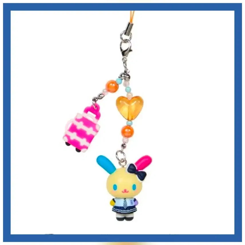 [BUNJANG] Sanrio Gakuen Kirameki Travel Series Strap - Usahana / 산리오 학원 키라메키 반짝반짝 여행 시리즈 스트랩 / 우사하나