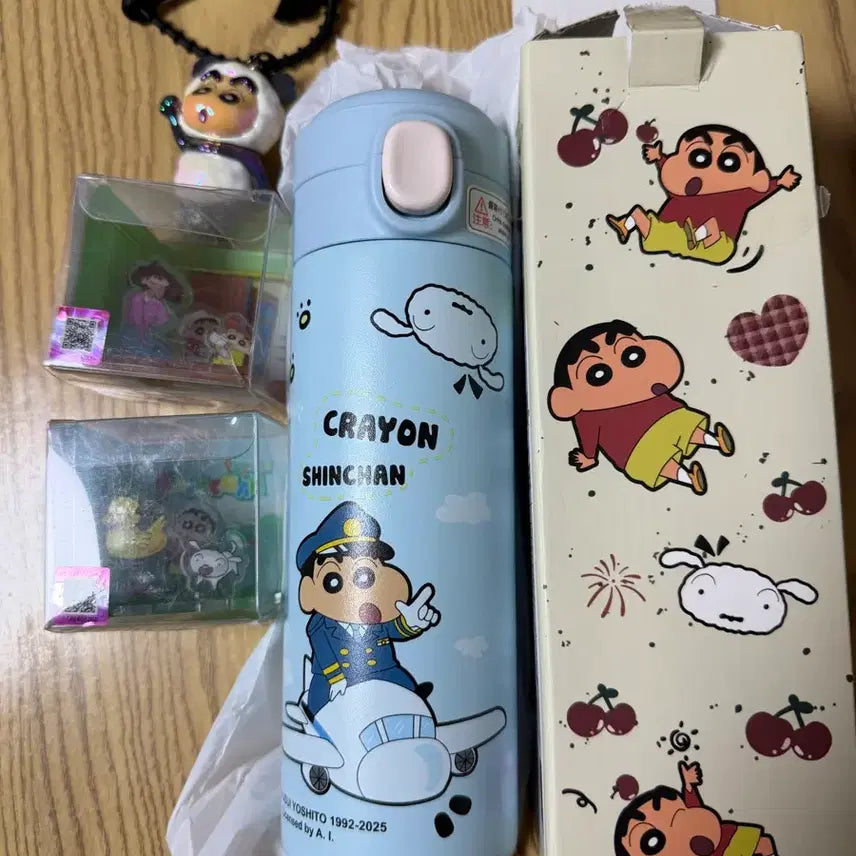 [BUNJANG] Crayon Shin-chan Bundle Set: Tumbler, Keychain, Figures / 짱구 굿즈 일괄 판매 / 키링 텀블러 피규어 새상품