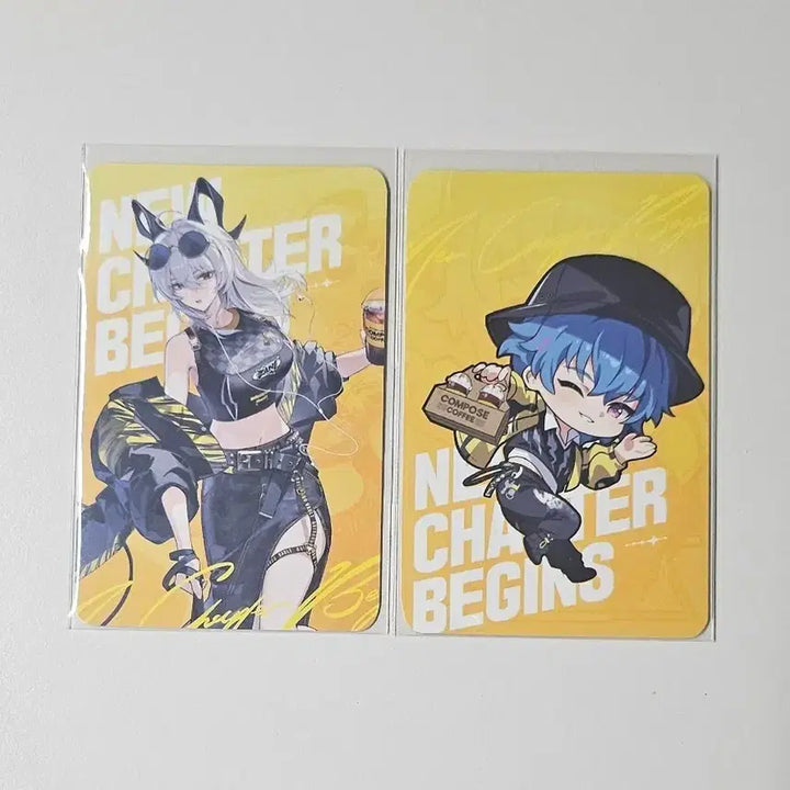 [BUNJANG] Compose Coffee x Myungjo Collaboration Photocard Set (LD Jennie / SD Brent) 2 Types Bundle / 명조+컴포즈 커피 콜라보 포토카드(LD 젠니/SD 브렌트) 2종 일괄