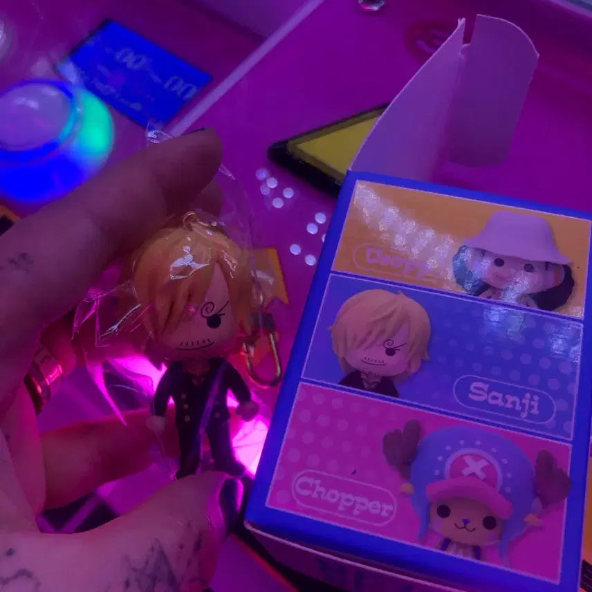 [BUNJANG] One Piece Sanji Plush Keychain / 원피스 Sanji (상디) 인형 키링 뽑기