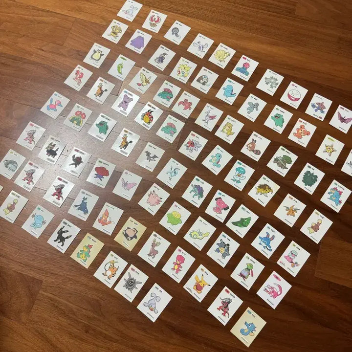 [BUNJANG] Pokemon Sticker 85 Types Bundle Set / 포켓몬 띠부씰 85종 일괄 판매