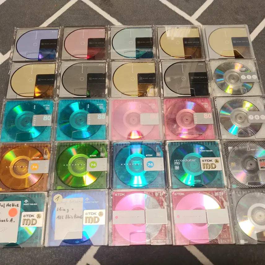 [BUNJANG] TDK MiniDisc (MD) 25-Disc Pack / TDK 미니디스크(MD)25개-3 판매합니다.