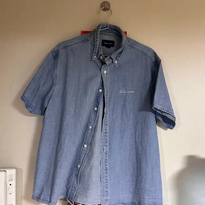 [SOLD OUT] 디스이즈네버댓 데님 반팔 셔츠