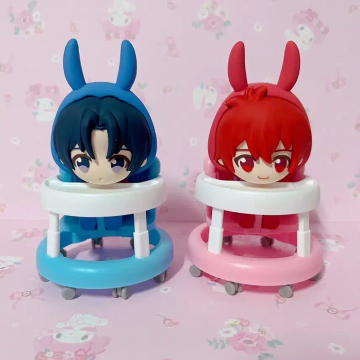 [BUNJANG] Idolish Seven Kujo Ten Baby Commu Figure + Walker Gacha (Sealed) / 아이돌리쉬 세븐 아이나나 쿠죠 텐 베비커뮤 피규어 + 워커 가챠 미개봉