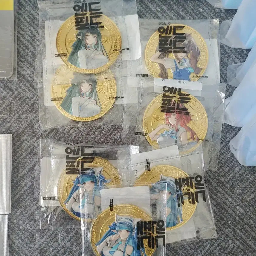 [BUNJANG] Arknights Arknights Last Light Commemorative Coin / 엔드필드 기념주화 명일방주gs25
