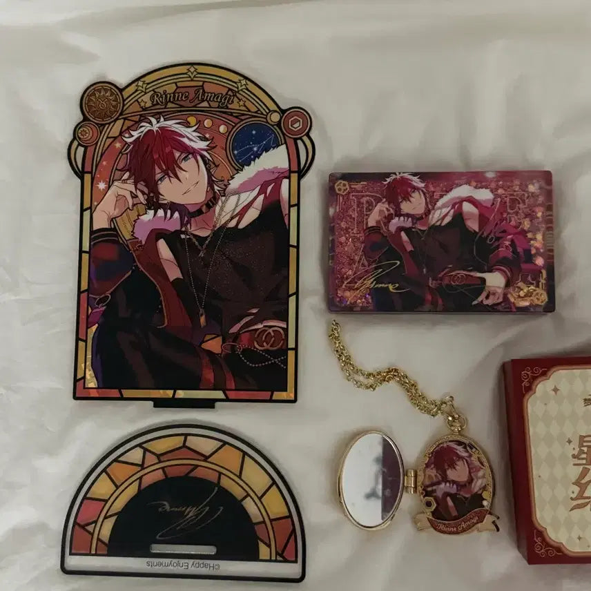 [BUNJANG] Ensemble Stars Ritsu Jinrou Bundle Set Stand Figure 3rd Edition Yusa Corotta Pendant / 앙스타 린네 일괄 스글 3탄 유사코롯타 펜던트