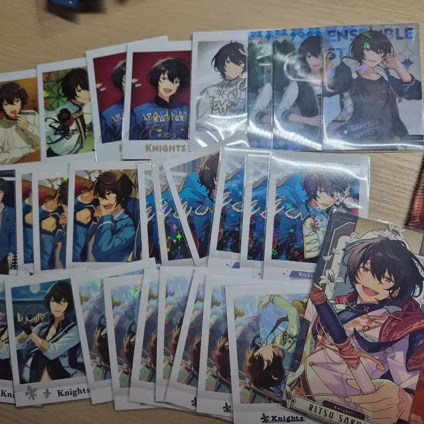 [BUNJANG] Ensemble Stars! Knights Ritters Leona Photocard, Shutter, Arcana Bundle Set / 앙스타 나이츠 리츠 파샤, 파샷츠, 아르카나 일괄
