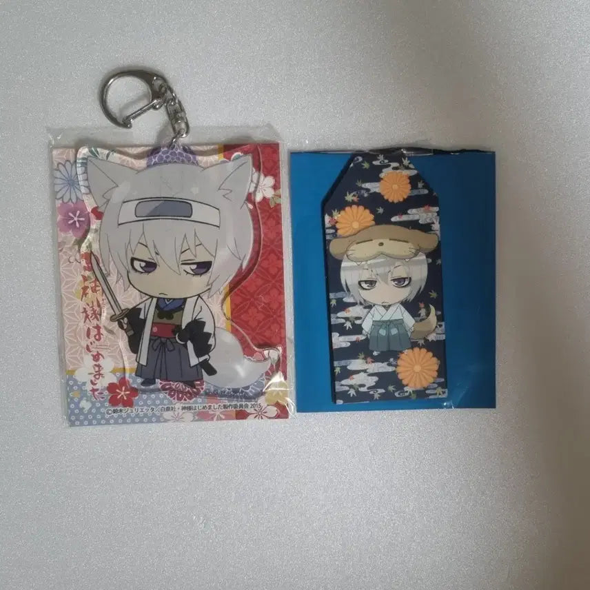 [BUNJANG] Kamisama Kiss Tomoe Keychain + Charm Magnet Set / 오늘부터신령님 토모에 키링 + 부적 마그넷