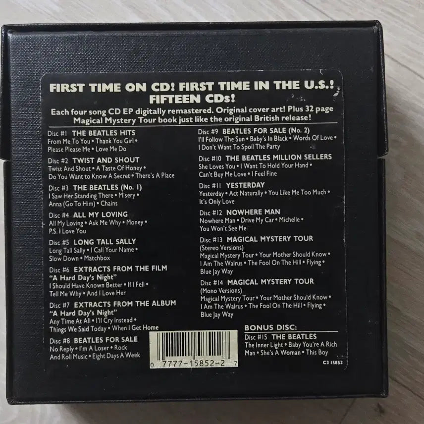 [BUNJANG] The Beatles Compact Disc EP Collection Box Set / 비틀즈 컴팩트 디스크 EP 컬렉션 박스세트