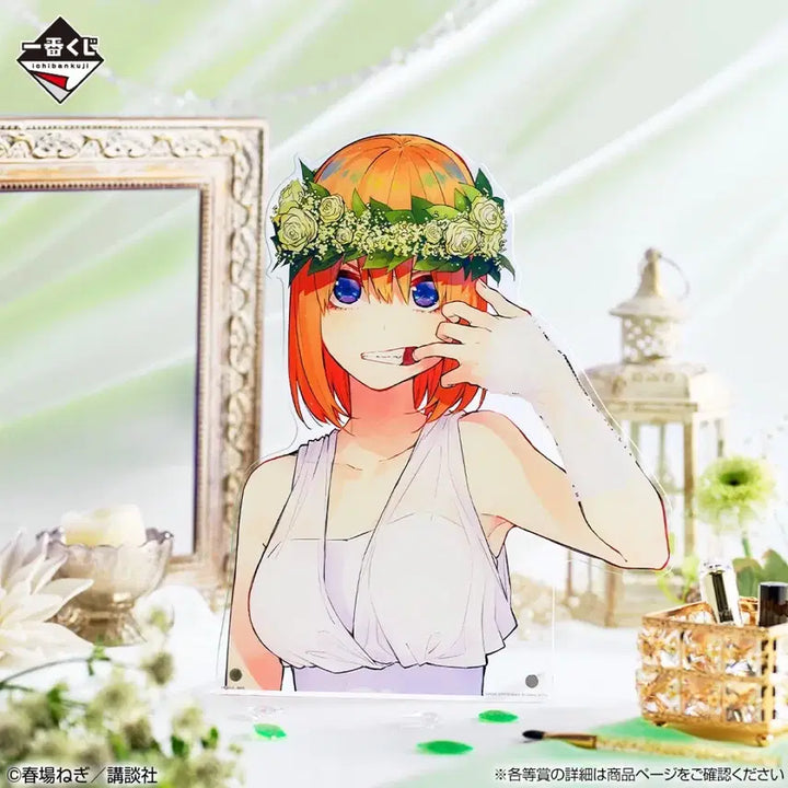 [BUNJANG] The Quintessential Quintuplets Ichika Yotsuba Large Acrylic Panel / 5등분의신부 이치카 요츠바 쿠지 대형 빅 아크릴판 아크릴 오등분의신부