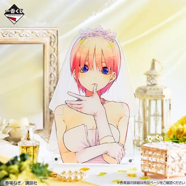 [BUNJANG] The Quintessential Quintuplets Ichika Yotsuba Large Acrylic Panel / 5등분의신부 이치카 요츠바 쿠지 대형 빅 아크릴판 아크릴 오등분의신부