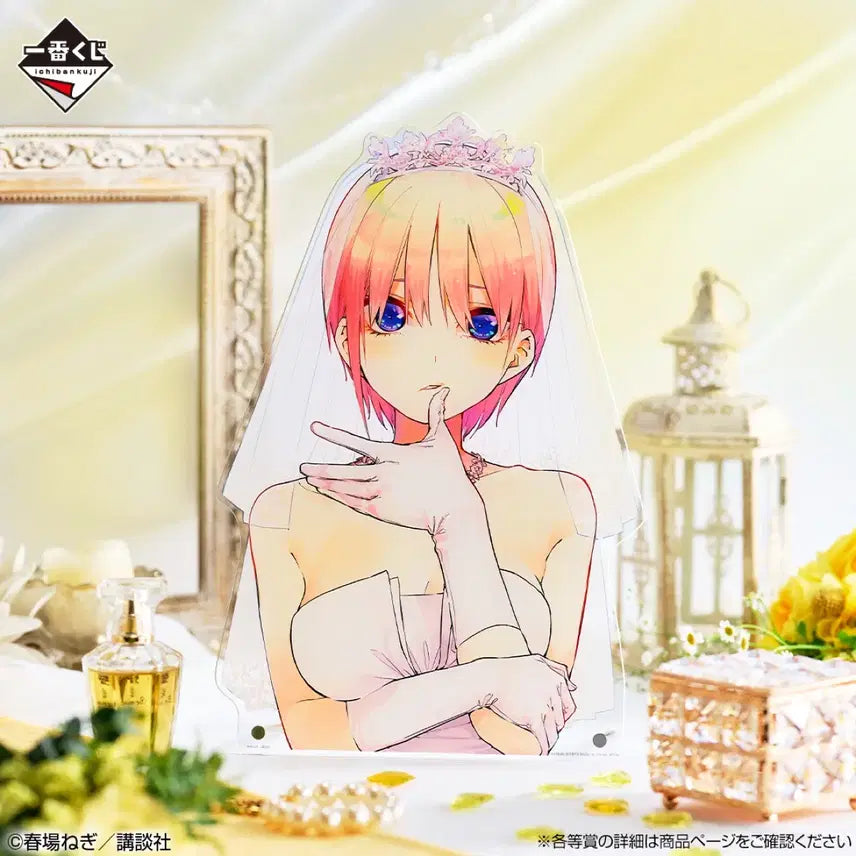 [BUNJANG] The Quintessential Quintuplets Ichika Yotsuba Large Acrylic Panel / 5등분의신부 이치카 요츠바 쿠지 대형 빅 아크릴판 아크릴 오등분의신부