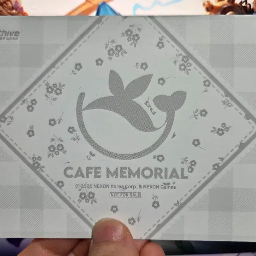 [BUNJANG] Blue Archive Cafe Memorial Goods Hoshino &amp; Shiroko Postcard / 블아 카페메모리얼 굿즈 구매 특전 호시노&amp;시로코 엽서 판매