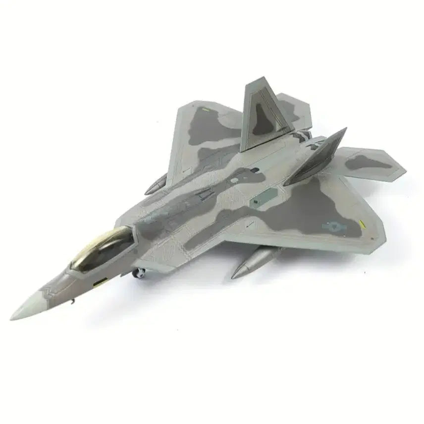 [BUNJANG] F-22 Raptor Fighter Jet Model (Die-cast Metal) 1/100 Scale / (금속) F-22 랩터 전투기 모형(피규어) 팝니다.