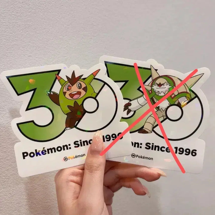 [BUNJANG] BrigaRon Pokemon 30th Anniversary Sticker Set / 도치보구 포켓몬 30주년 스티커