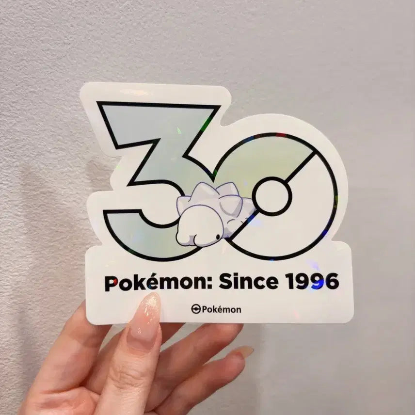 [BUNJANG] Nunimuggi Pokemon 30th Anniversary Sticker / 누니머기 포켓몬 30주년 스티커