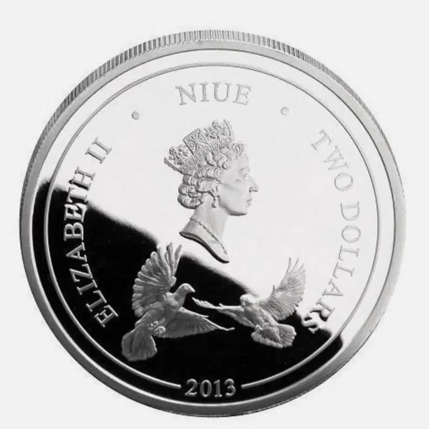 [BUNJANG] 2013 Niue Love Wedding Theme 1 oz 99.9% Silver Coin / 2013 니우에 러브 결혼 테마 1온스 999% 실버