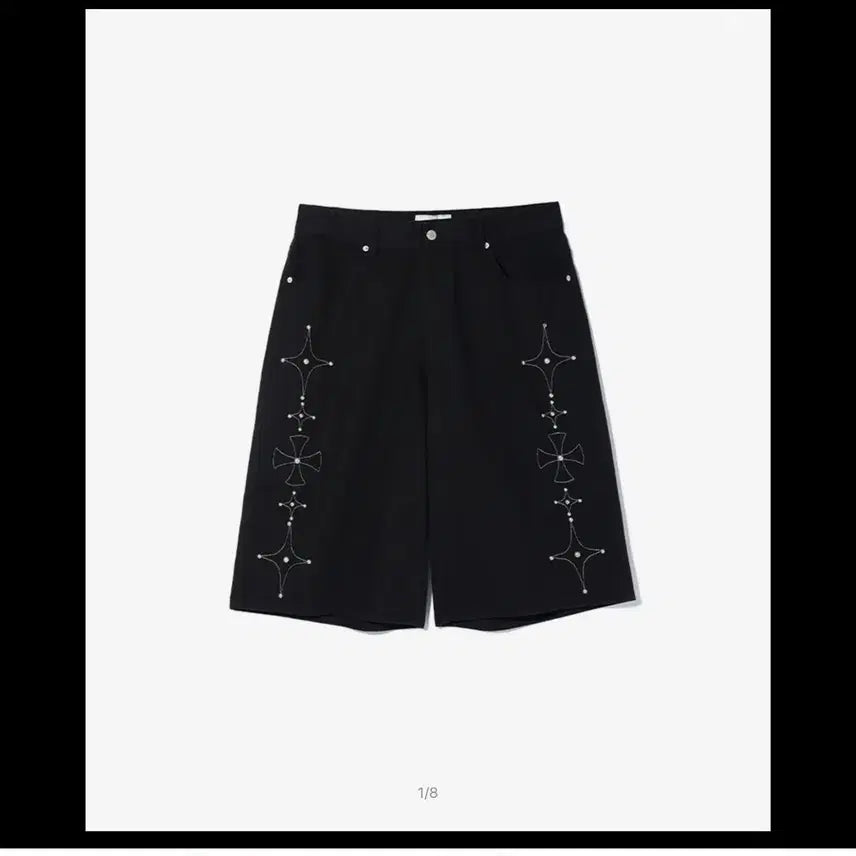 [SOLD OUT] 크리틱 고딕 트윌 버뮤다 팬츠 블랙(미개봉 새상품)