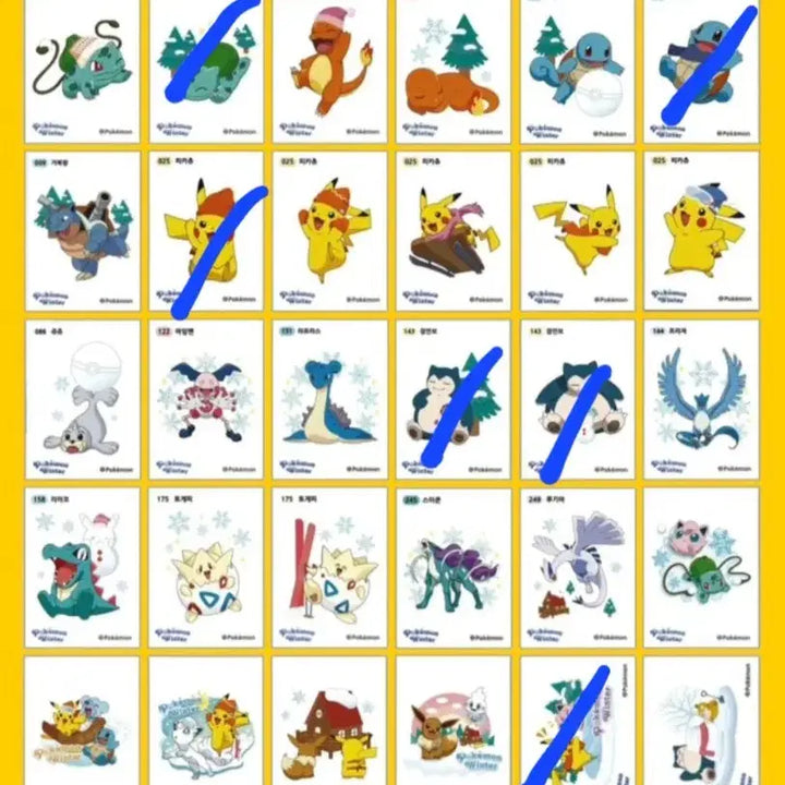 [BUNJANG] Pokemon Bread Stickers 3 Selectable - Chikorita, Blastoise, Togepi / 포켓몬띠부씰 호빵씰 3개 선택 리아코 거북왕 스키토게피 호빵띠부씰