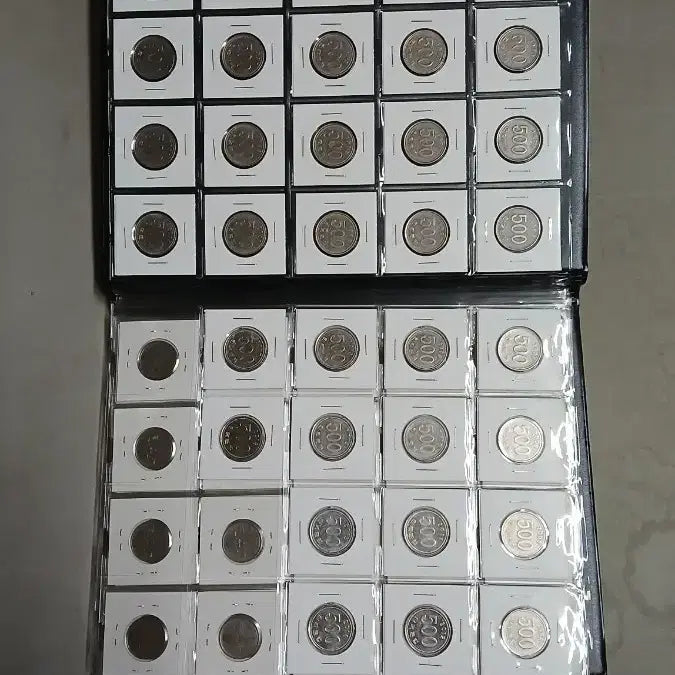 [BUNJANG] Korean Coin Full Set Album / 옛날돈 한국의주화 풀세트 앨범
